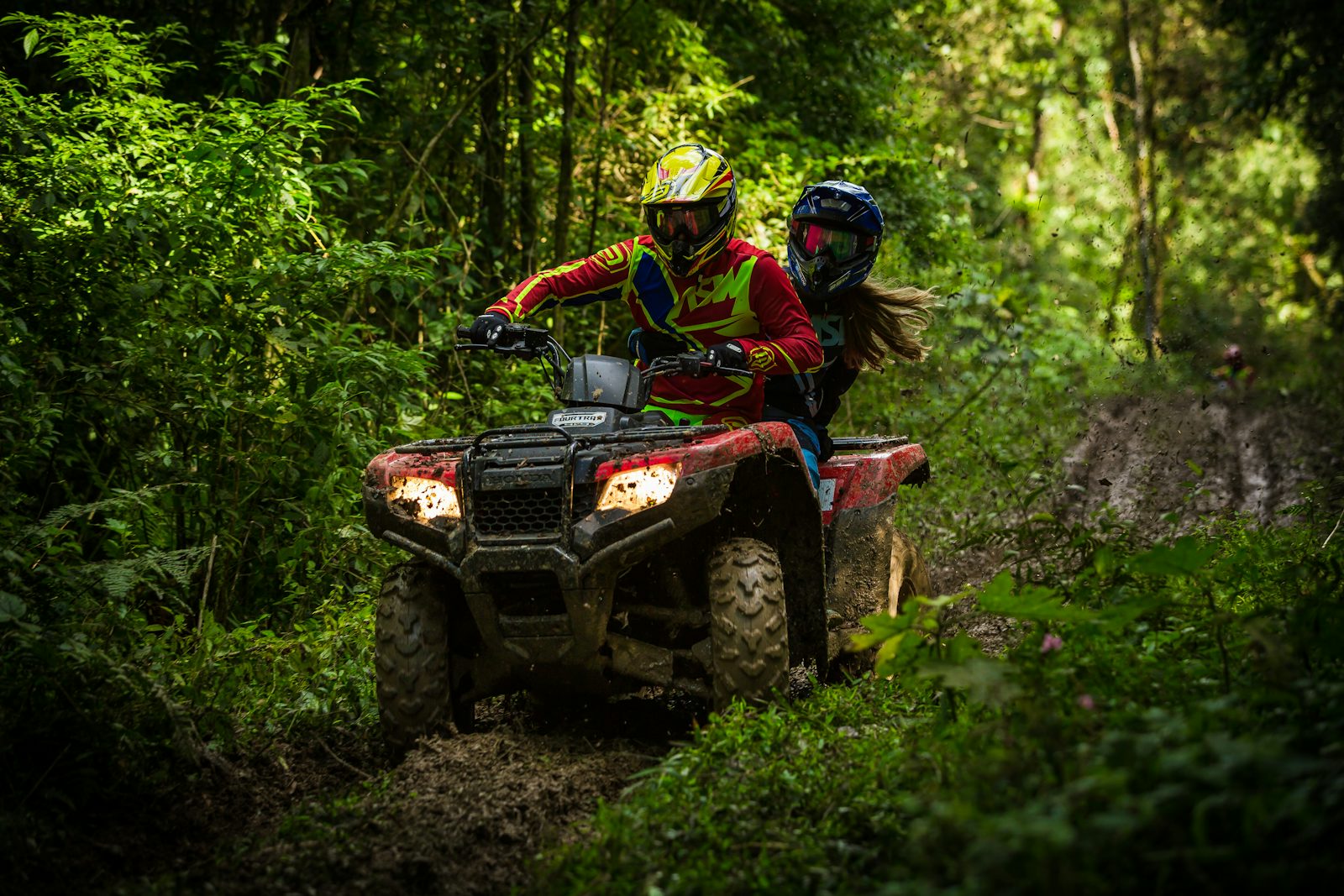 A ATV motorcycle